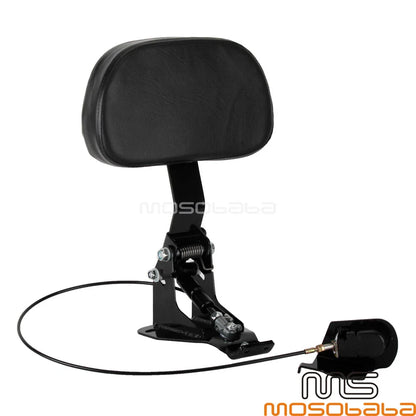 Detachable Rider Backrest Pad for Harley Touring FLHR FLHX FLTRX (2009-2021)