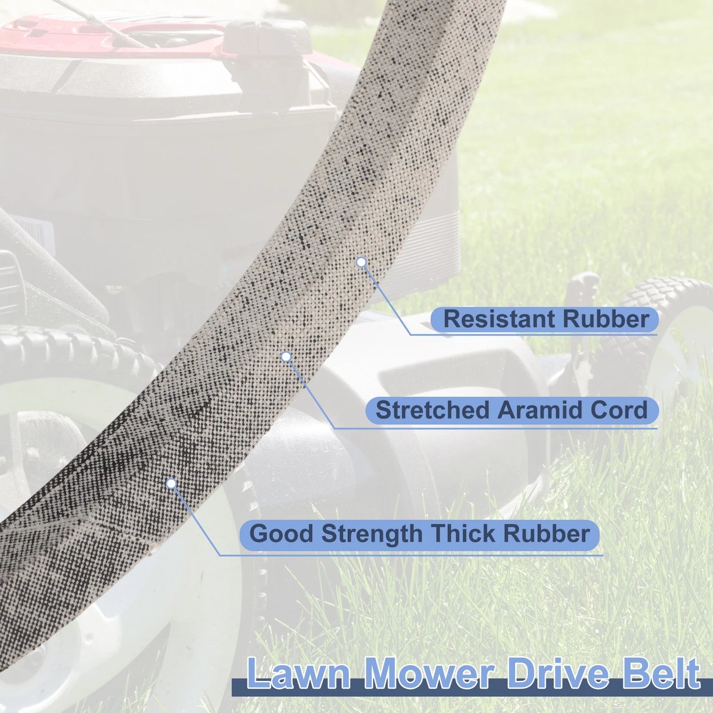 Lawn Mower Deck Belt for Husqvarna MZ61 (No.522795901/539104335)
