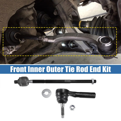 Set of 4 Tie Rod End Links for Dodge Caravan
