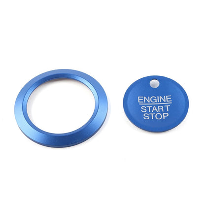Engine Start Stop Switch Button Cover Trim for Ford F150 Raptor (2015–2020) Blue