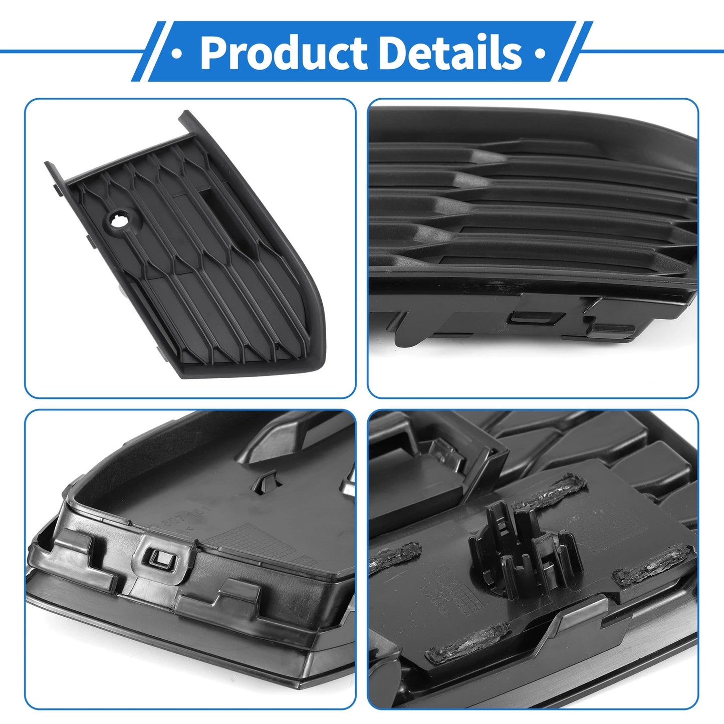 1 Pc Fog Light Grill for Audi A6 (2019–2023) No. 4K0807647A