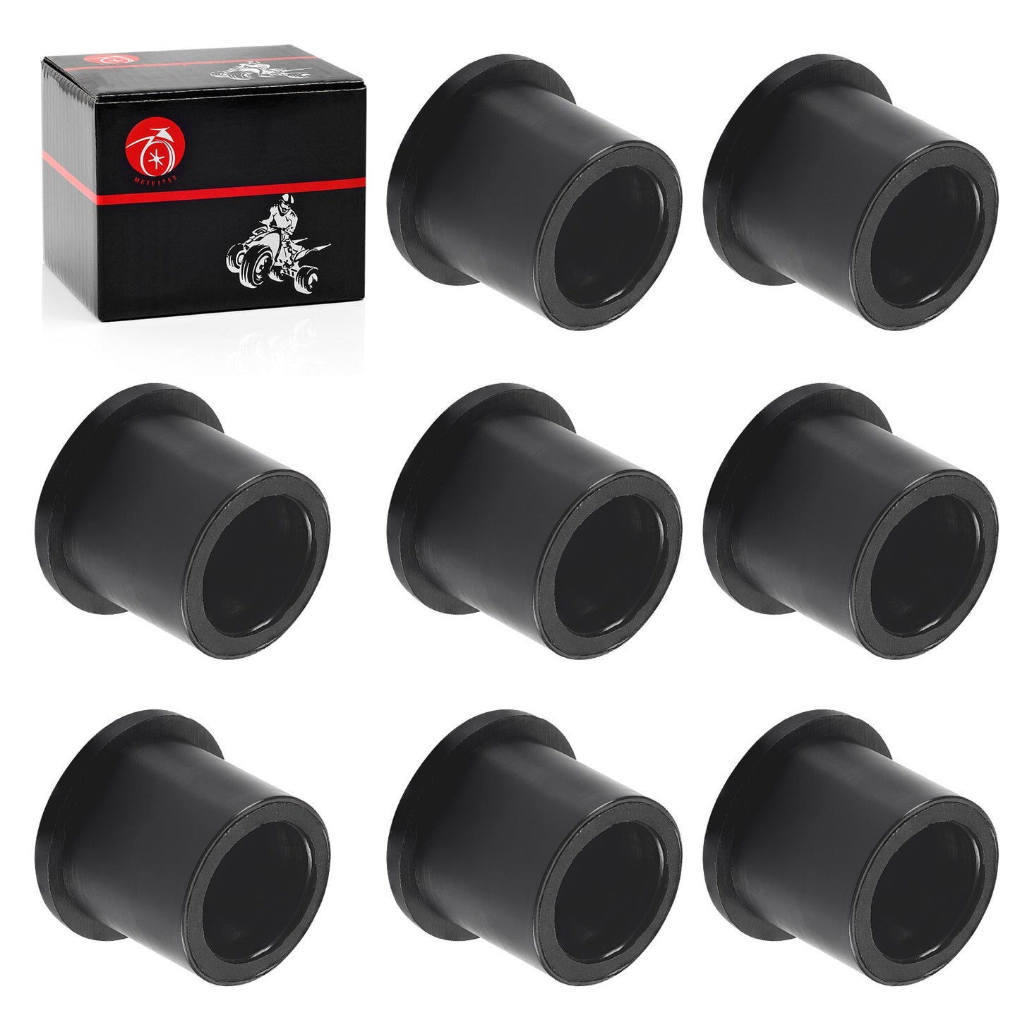 Set of 8 Front A-Arm Bushings for Polaris Outlaw 50 (2008–2019)
