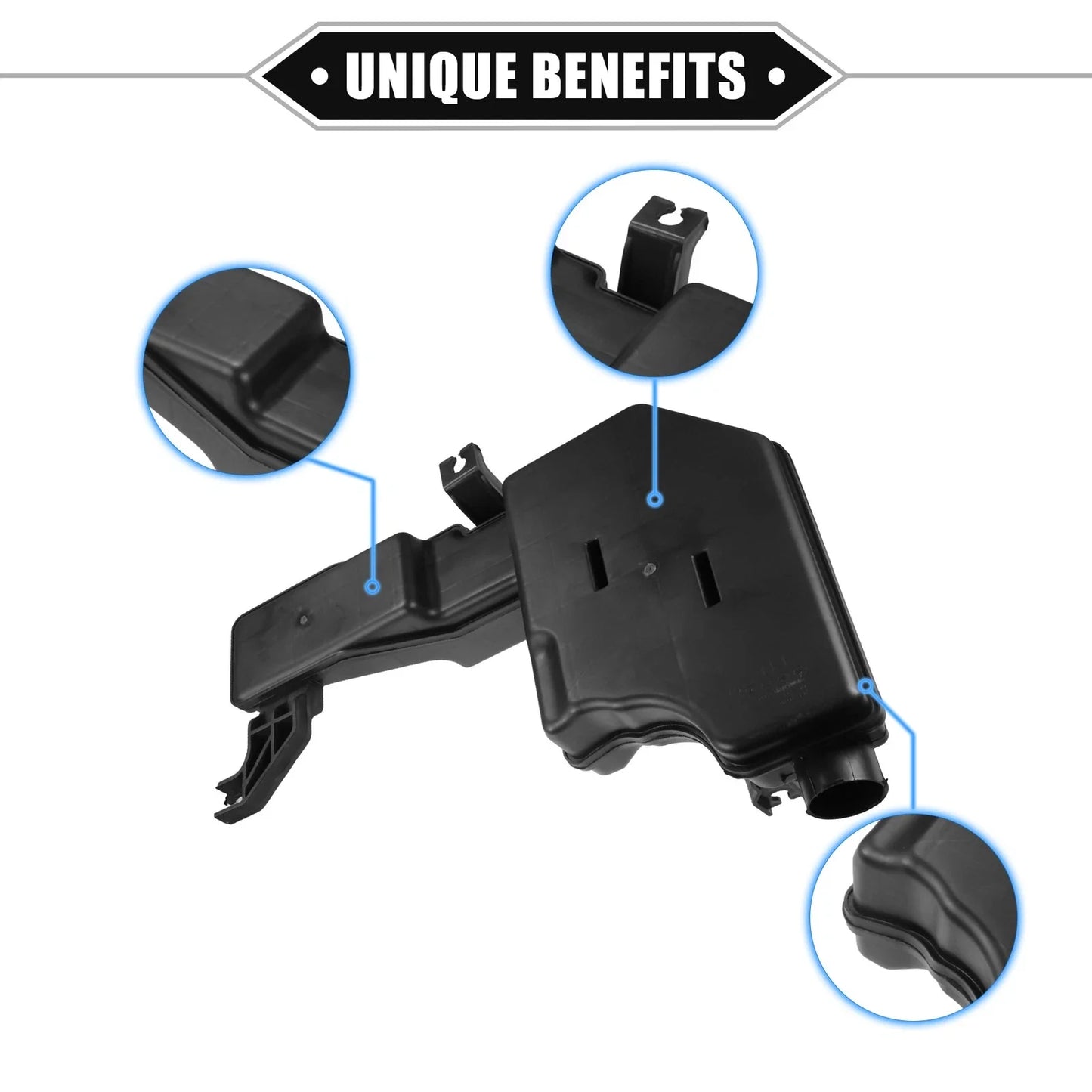 Car Engine Air Intake Resonator for Honda HR-V 2016-2022 1.8L Black