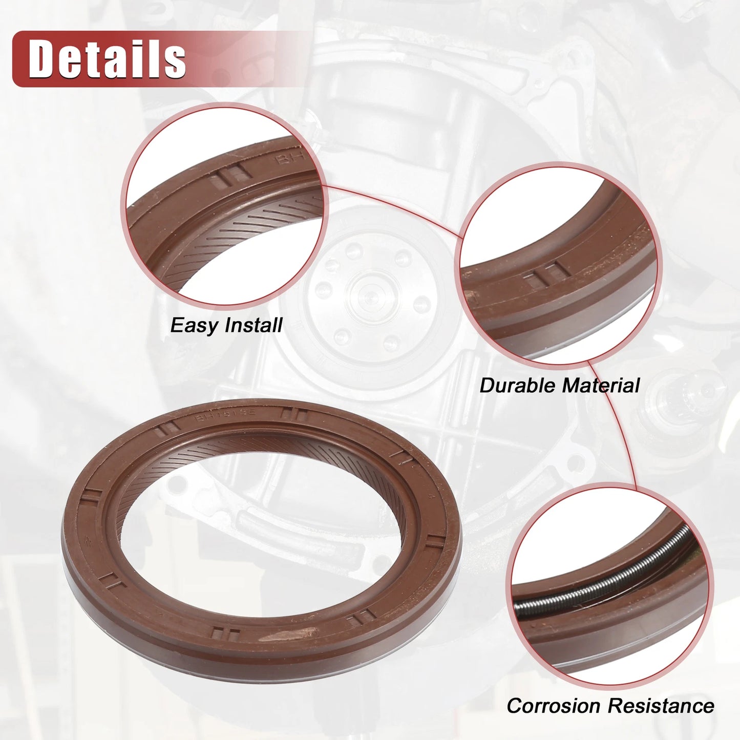 Engine Crankshaft Seal No. 90311-46001 for Lexus GS 300, IS 300 (2005)