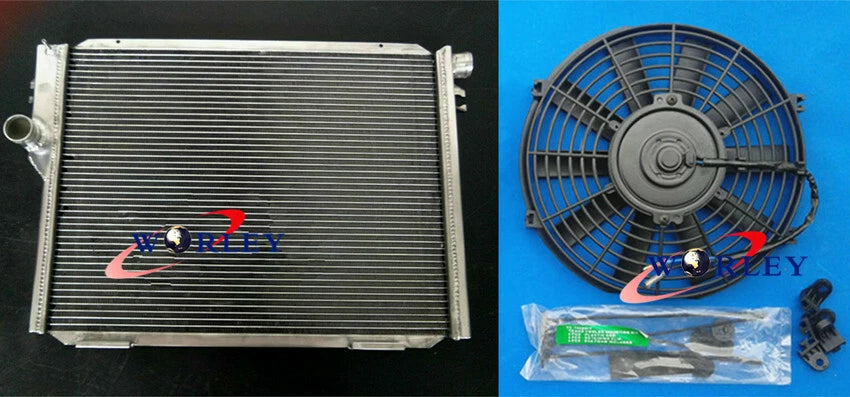 Aluminum Radiator & Fan for BMW 5 E28 (1986–1987)