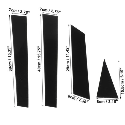 8 Pcs Door Cover Trim Pillar Stickers for Nissan Altima (2013–2018)