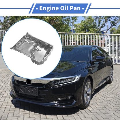 Engine Oil Pan for Honda Accord (1998-2002) - 1 x Steel Silver Tone