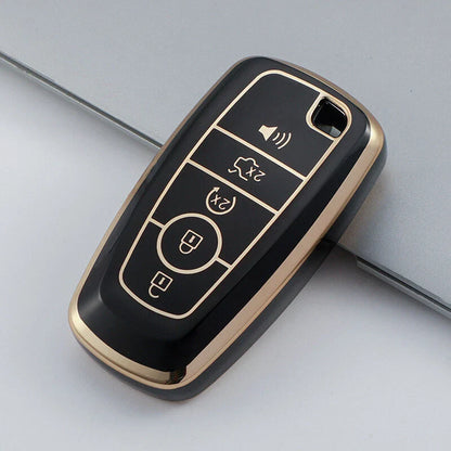 TPU Remote Fob Car Key Cover Case Holder for Ford Explorer, Mustang, F-150