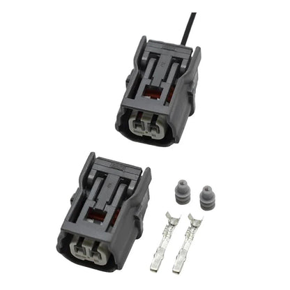 2 x Pins Wire Connector Plug for Light Starter Intake Pressure Sensor