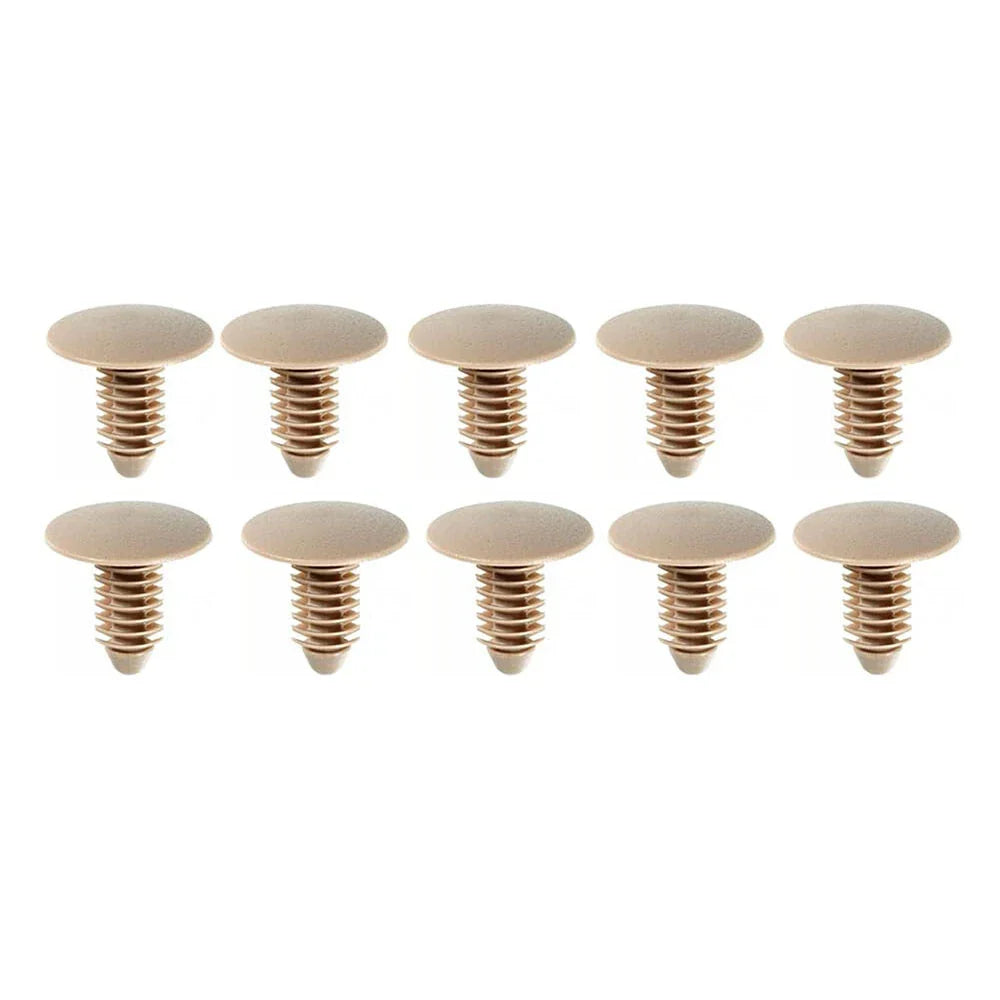10Pcs Headliner Retainers Beige for Kia Rio X-line, Rio 4, Moring (2017-2023)