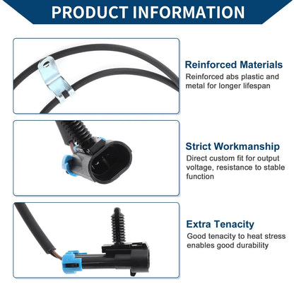 ABS Wheel Speed Sensor for Chevrolet C3500 (1999-2000)