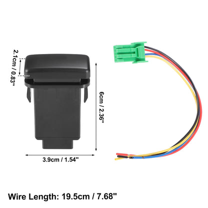 Hole Expansion Port Switch Blank with Wire for Toyota Alphard (2015–2023)