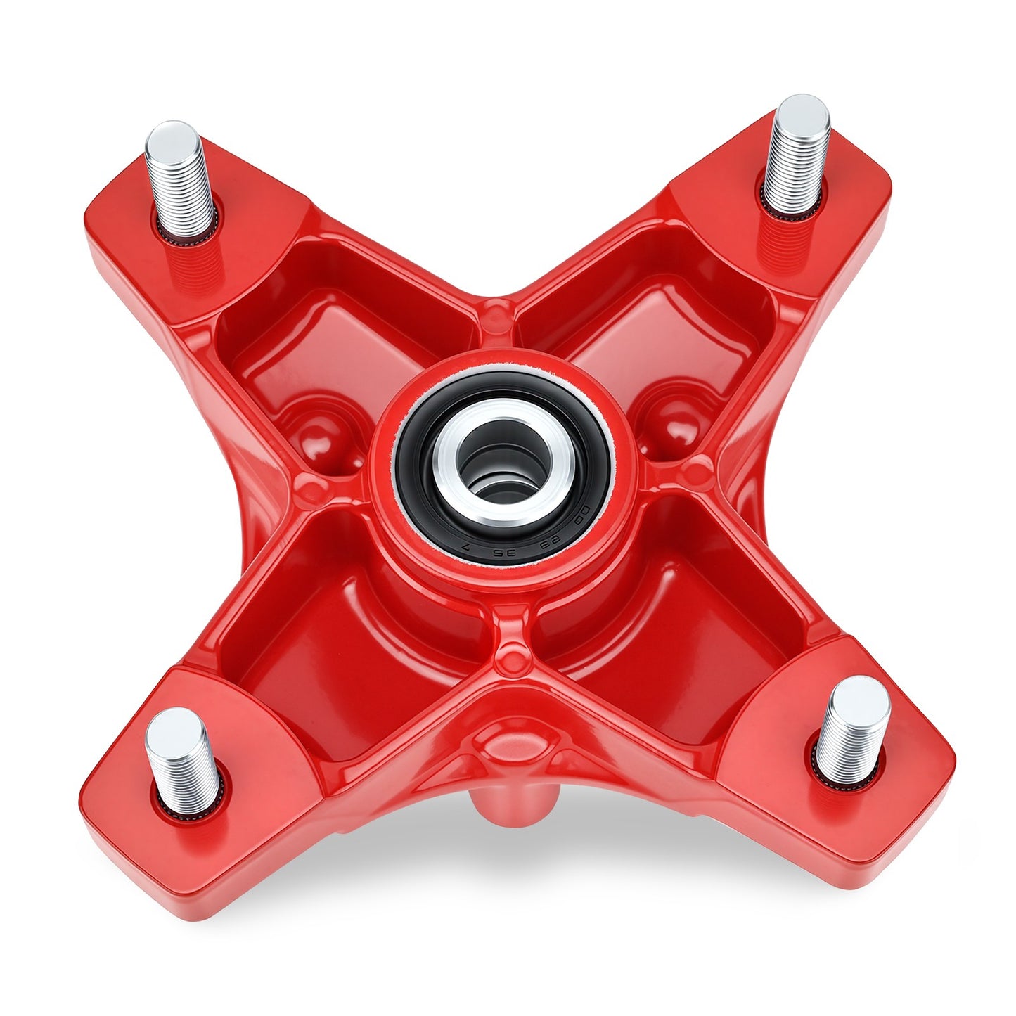 Set of 2 Red Wheel Hubs for Honda TRX400X (2009–2014)