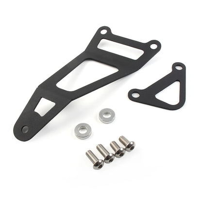 Kickstand Side Stand Plate Extension Pad for Yamaha MT09 (2013–2016) Silver