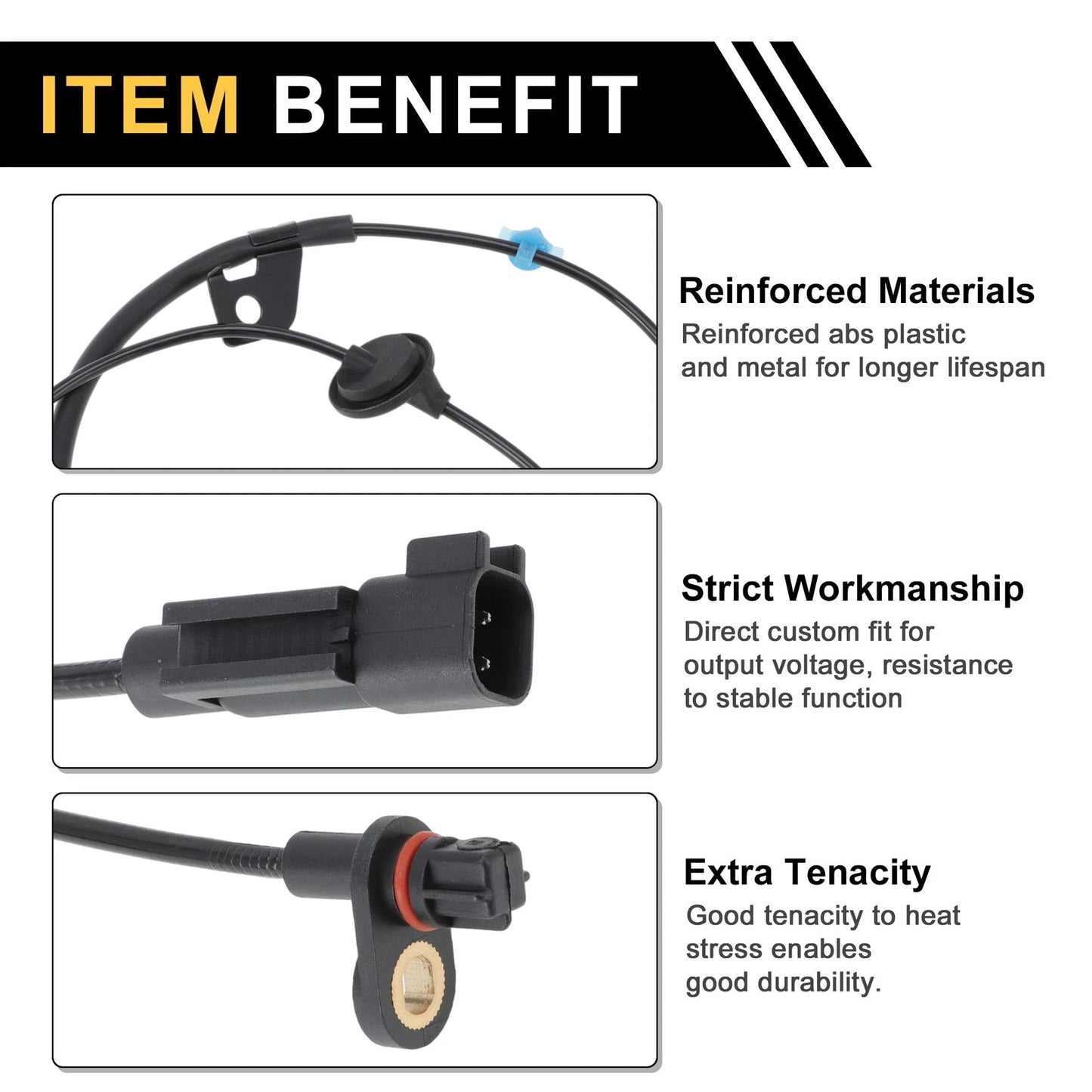 ABS Wheel Speed Sensor No.MN118244 for Mitsubishi Outlander (2003–2006)