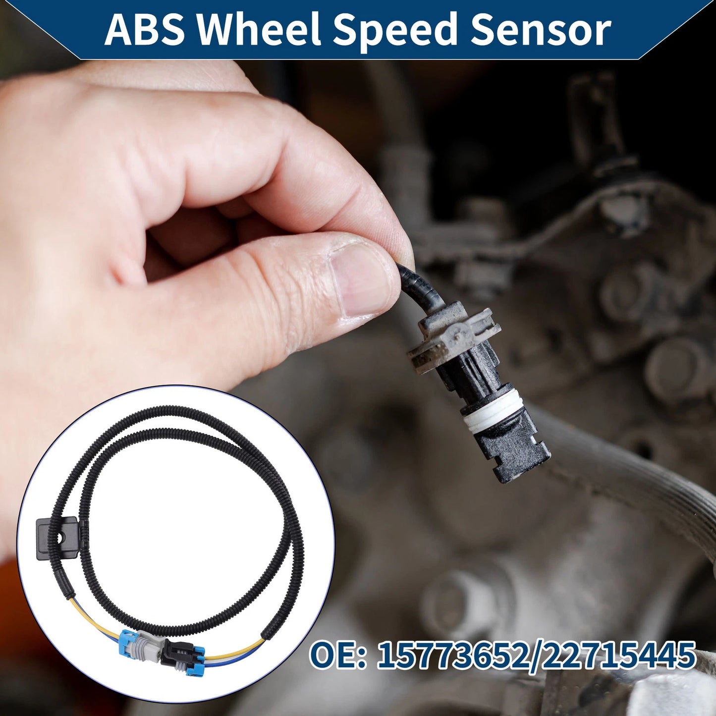 ABS Wheel Speed Sensor for Chevrolet Equinox (2005–2010) No. 15773652/22715445