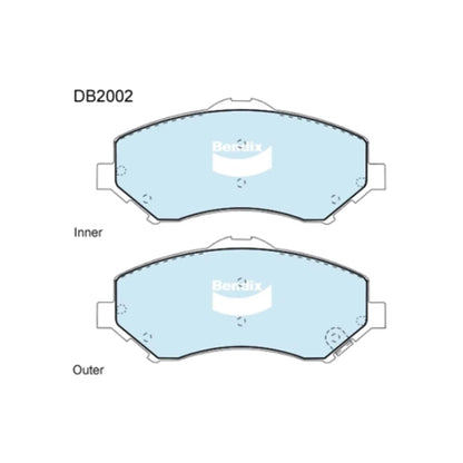 4WD Front Disc Brake Pad Set for Jeep Wrangler JK (2007-2012)