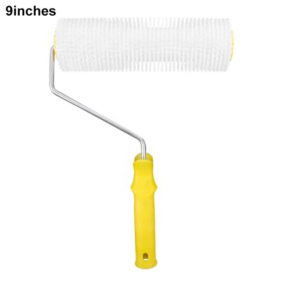 Self-Leveling Screed Roller Brush, Spiked, for Optimal Results