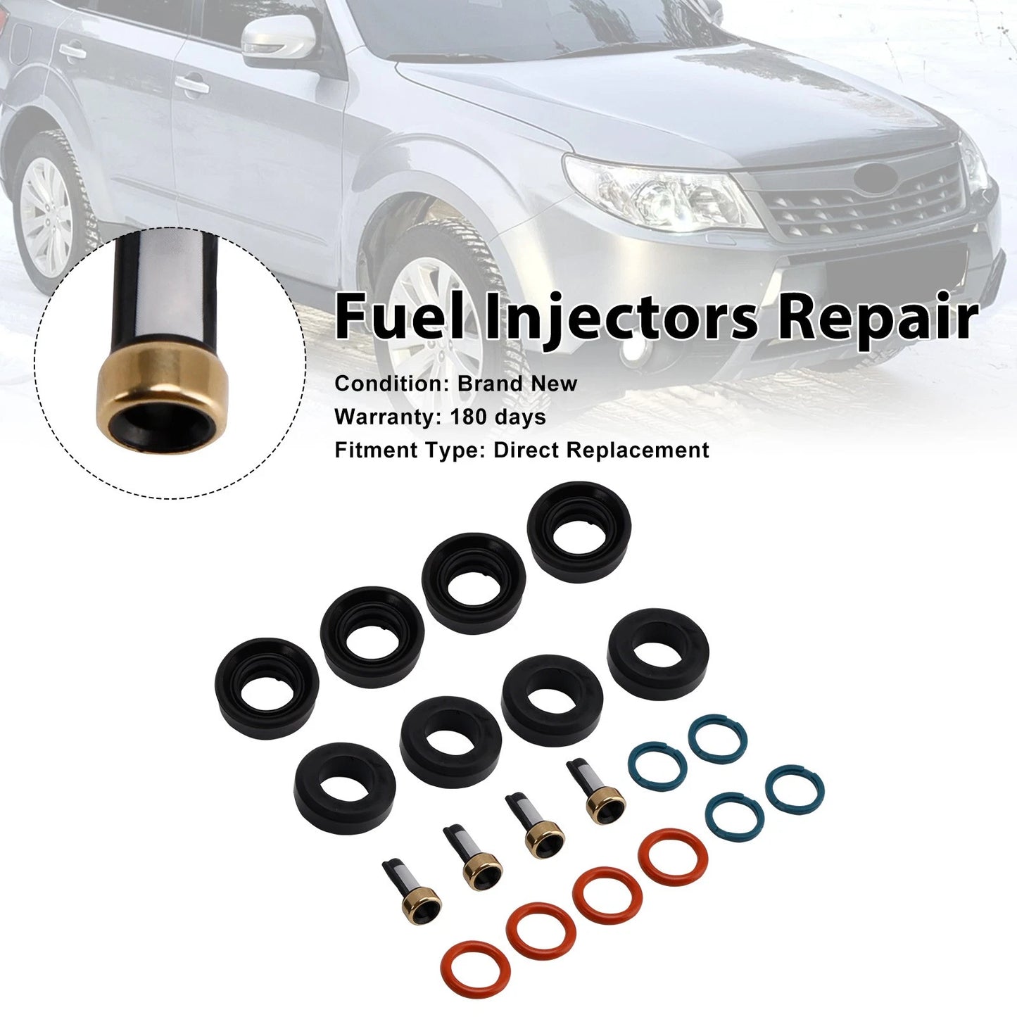 Injector Gasket O-Ring 16611-AA680 for Subaru Forester 2.5L H4 (2005–2013)