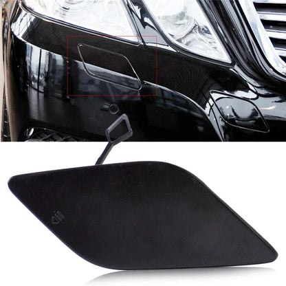 Black Front Bumper Tow Hook Cover for Mercedes Benz E-Class (2009-2016)