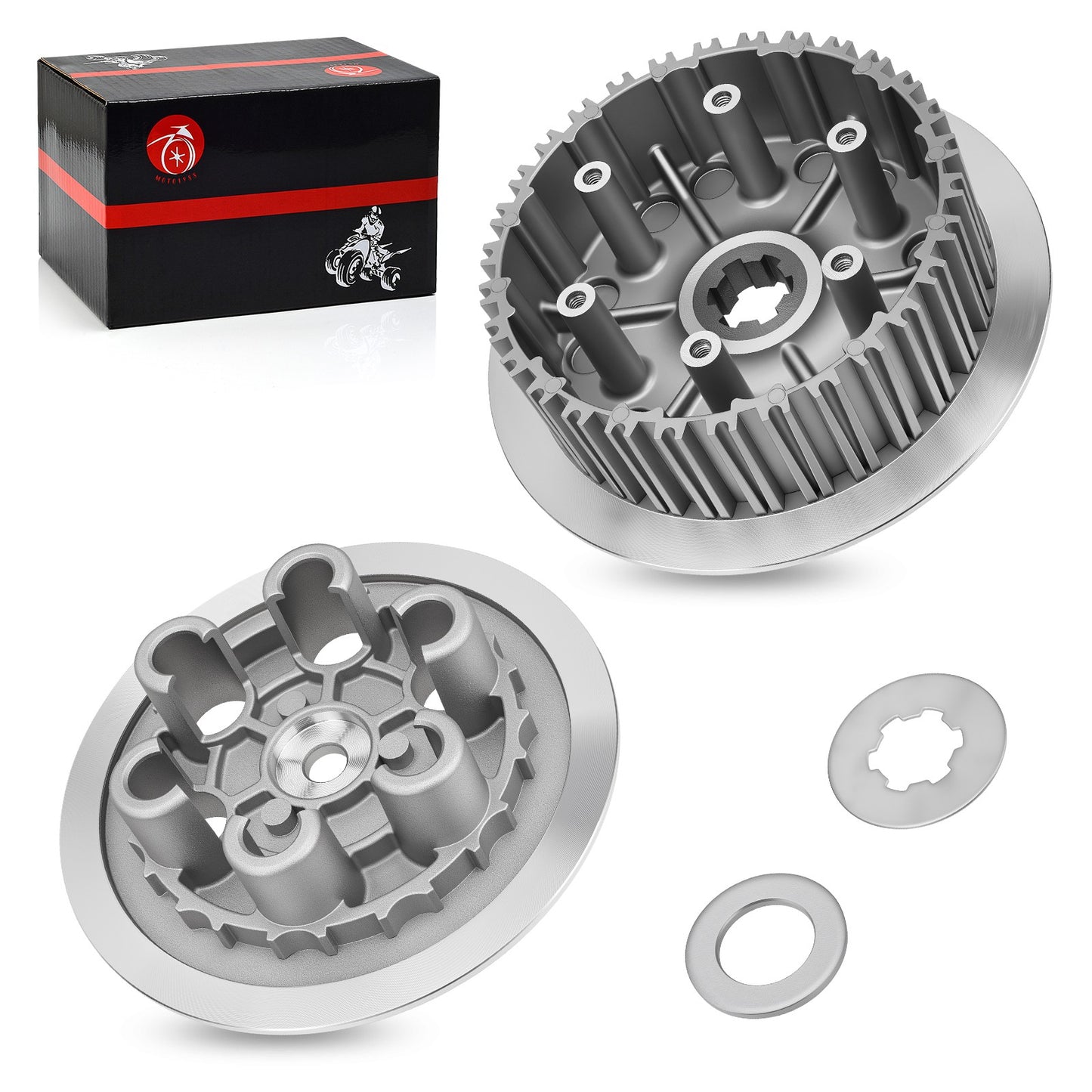 Clutch Pressure Plate Inner Hub & Lock Washer for Suzuki RM250 (1996–2006)