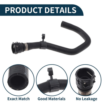 Radiator Hose for Audi Q5 2.0T (2009–2012) No. 8RD819376N Rubber