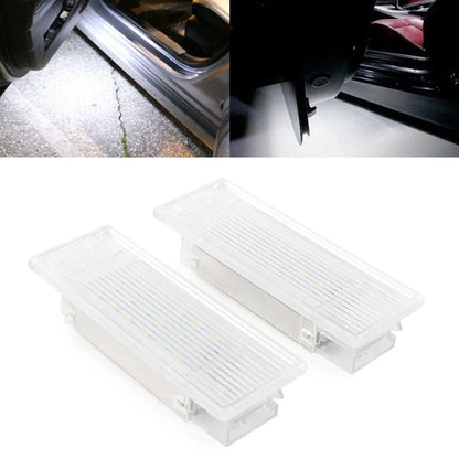 2X White LED Door Courtesy Footwell Light for BMW F20 F21 F30 F31 F32 F15 X5 X6