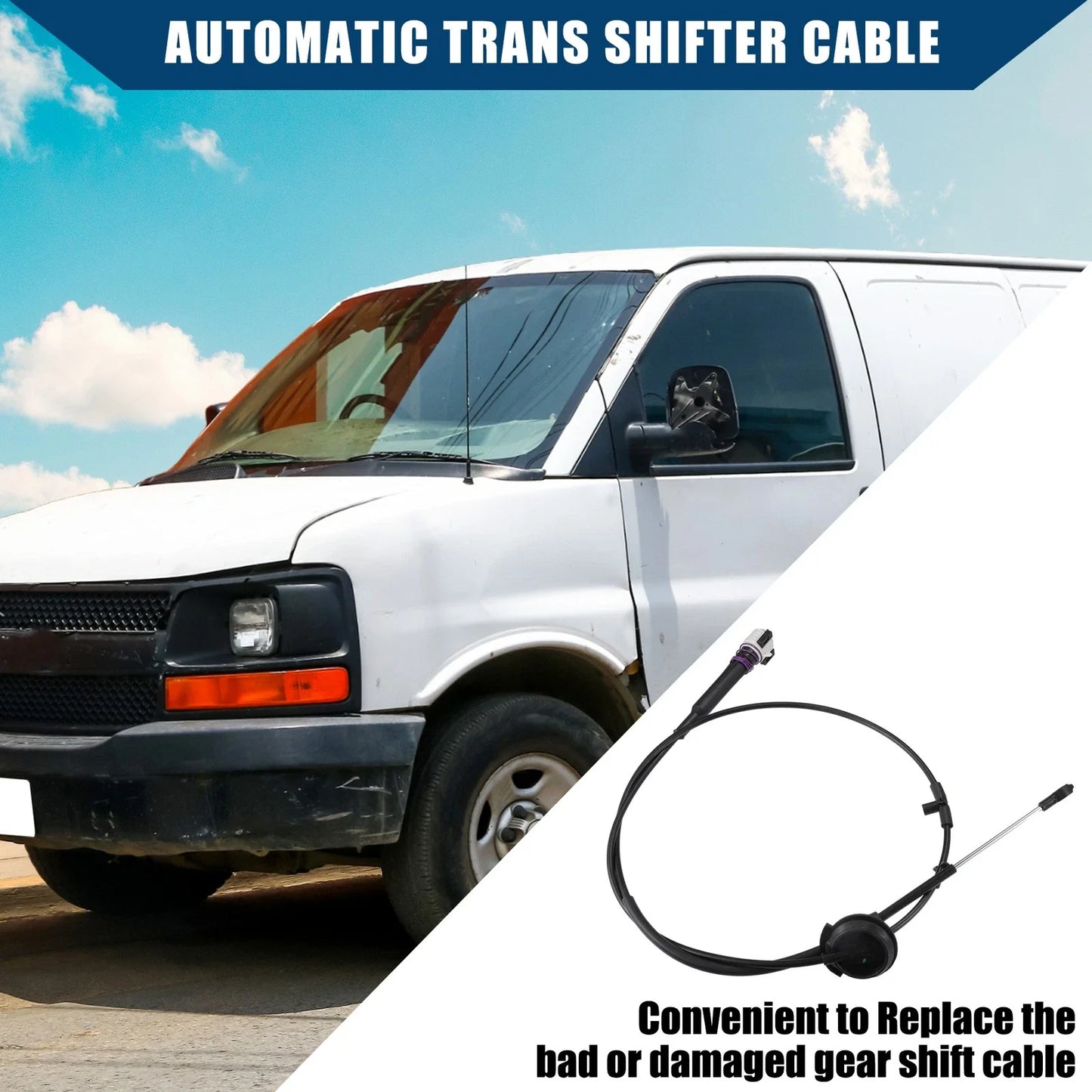 Automatic Transmission Shift Cable for Chevy Express 1500 (2003-2014)