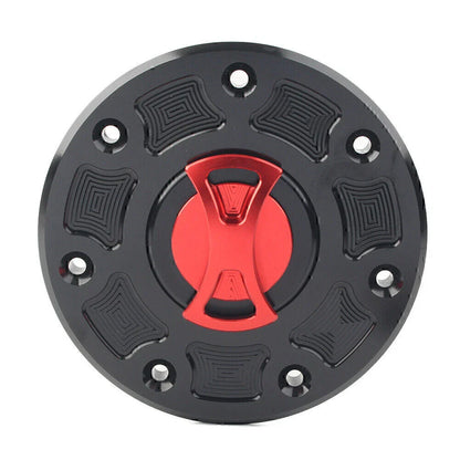 Red Fuel Gas Tank Cap Cover for Kawasaki Ninja 500, ZX-6, ZX-7, ZRX-1100, GPZ500