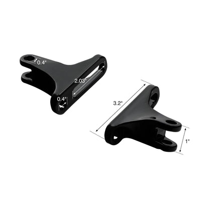 Mini Passenger Footpeg Mounts for Harley Touring Street Road Glide (1993-2025)