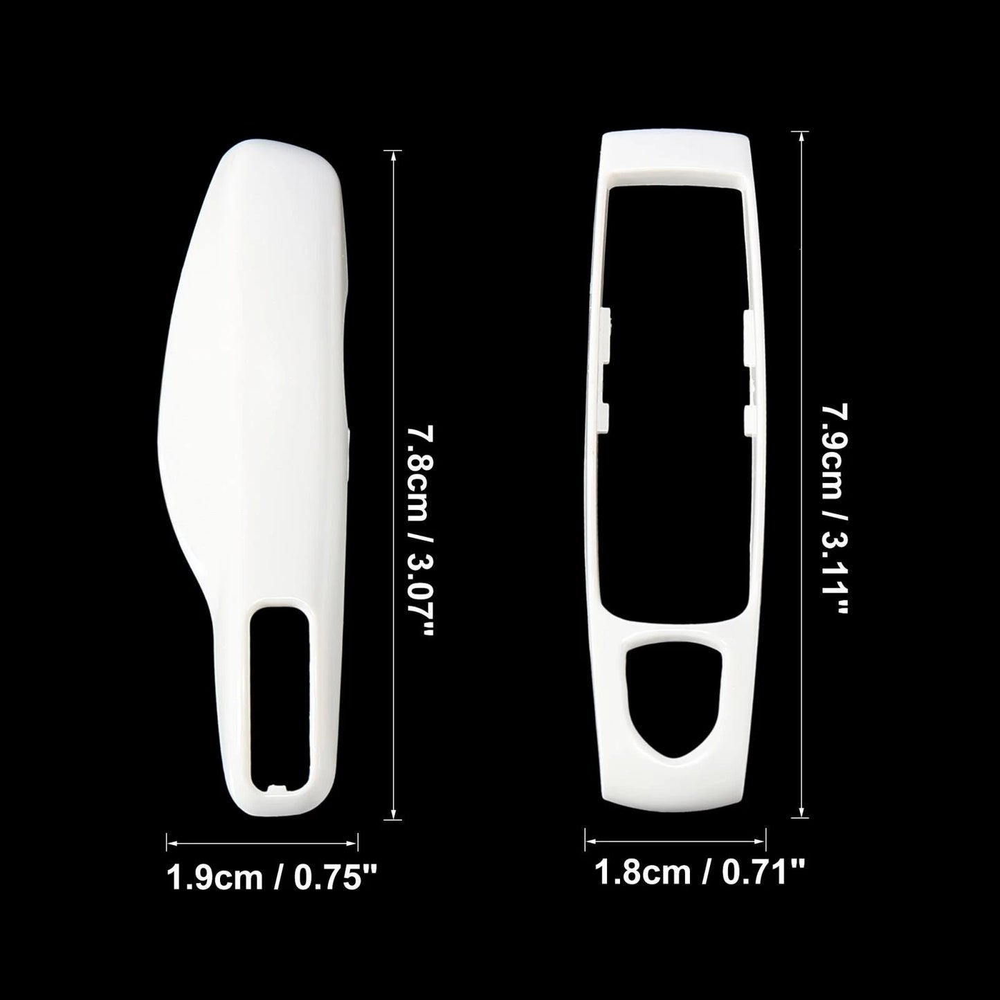 Set of 2 Key Fob Covers for Porsche Cayenne Macan (2015–2023)