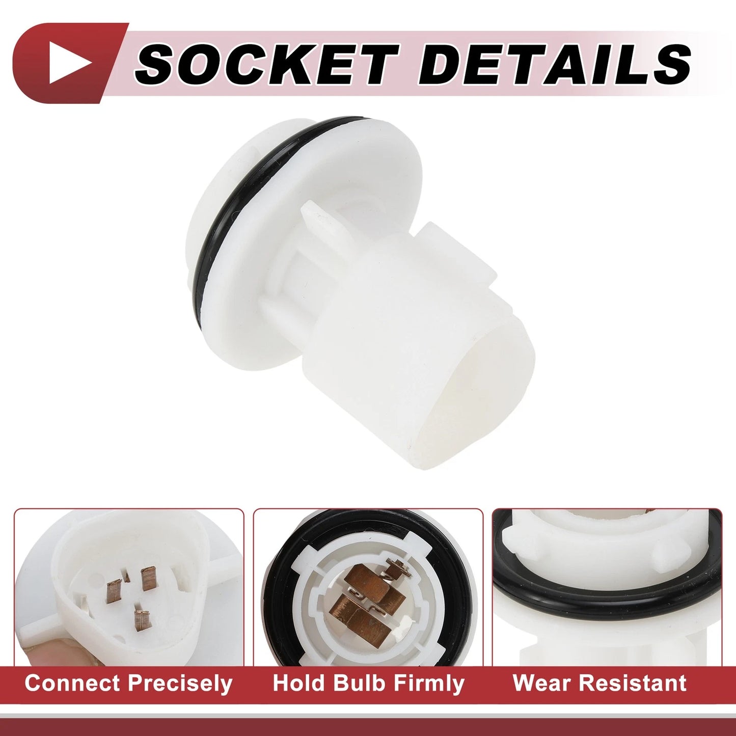 1 Pc Headlight Light Socket for Hyundai XG350 (2002–2005) No. 9216138000