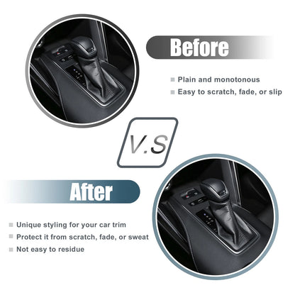 Gear Shift Panel Cover for Toyota Harrier (80 Series) Black 1 Pcs