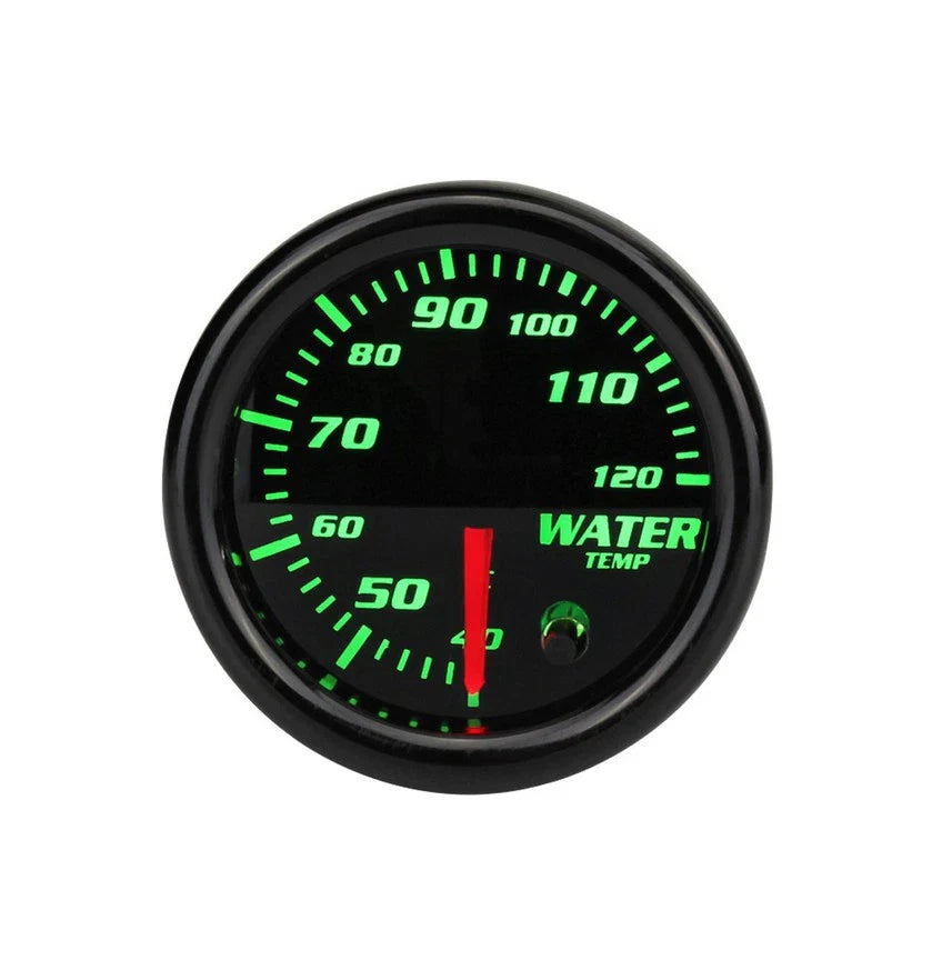 2" 52mm 7 Colors LED Water Coolant Temperature Gauge for Universal Car