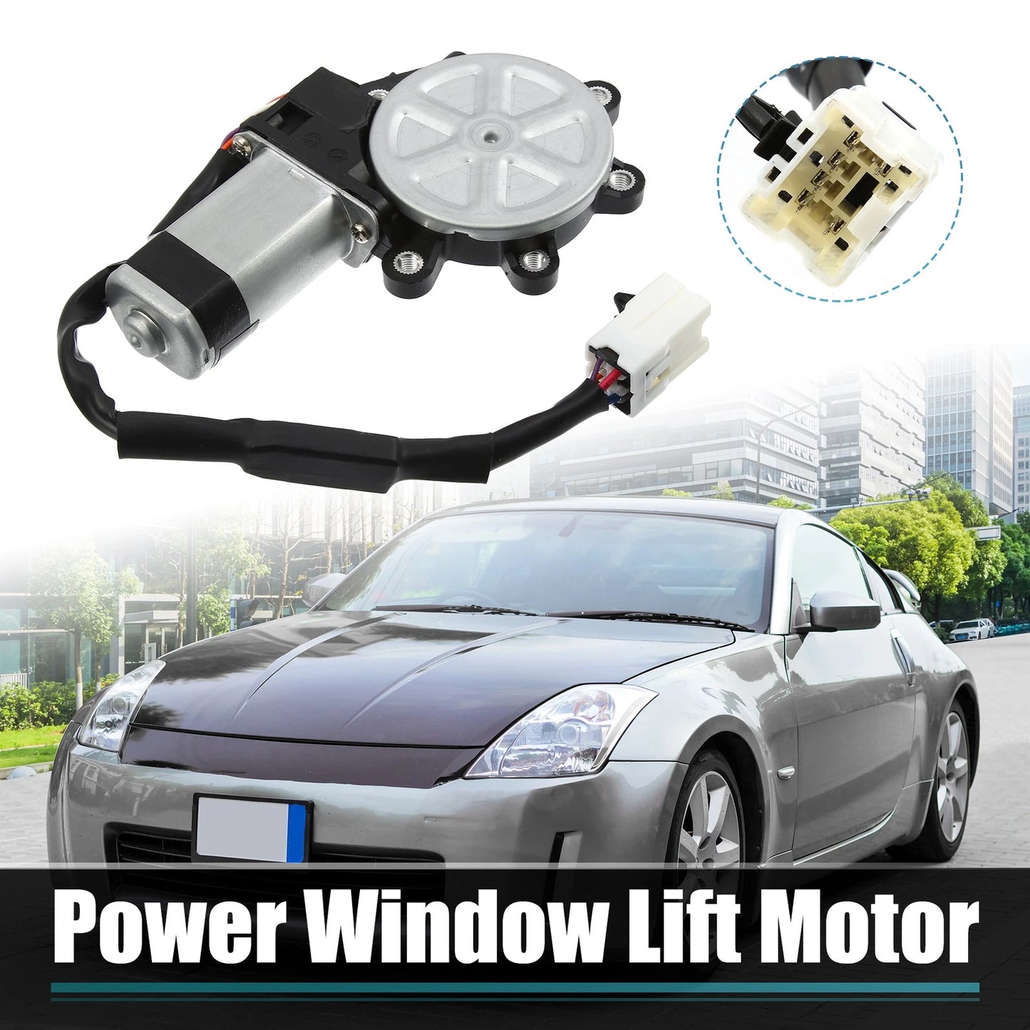 Front Left Power Window Lift Motor for Infiniti G35, Nissan 350Z (2003–2008) 80731-CD00A
