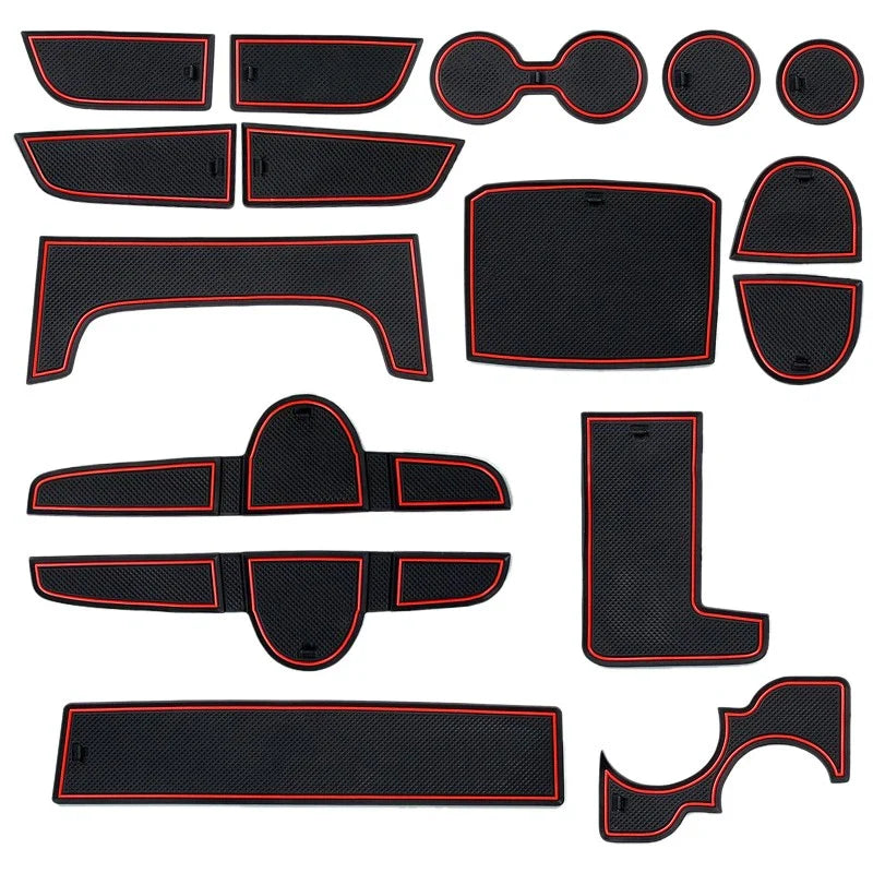 Door Slot Mats Pad Rubber for Kia Forte K3 (2019-2020)