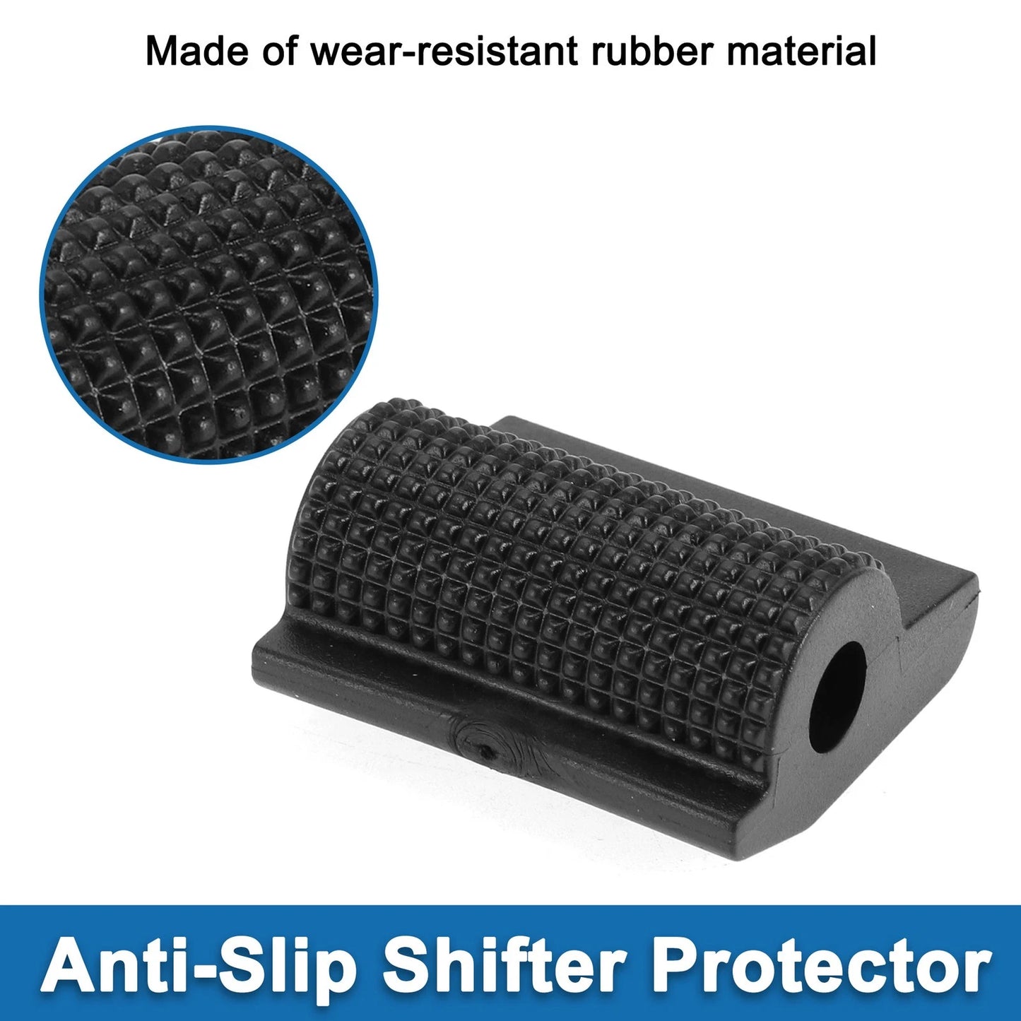 Shift Pedal Shells for Universal Vehicles (4x3x2cm, Black)