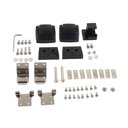 Chrome Rear Passenger Foot Peg Footrest Mount Bracket for Harley Touring (1993–2023)
