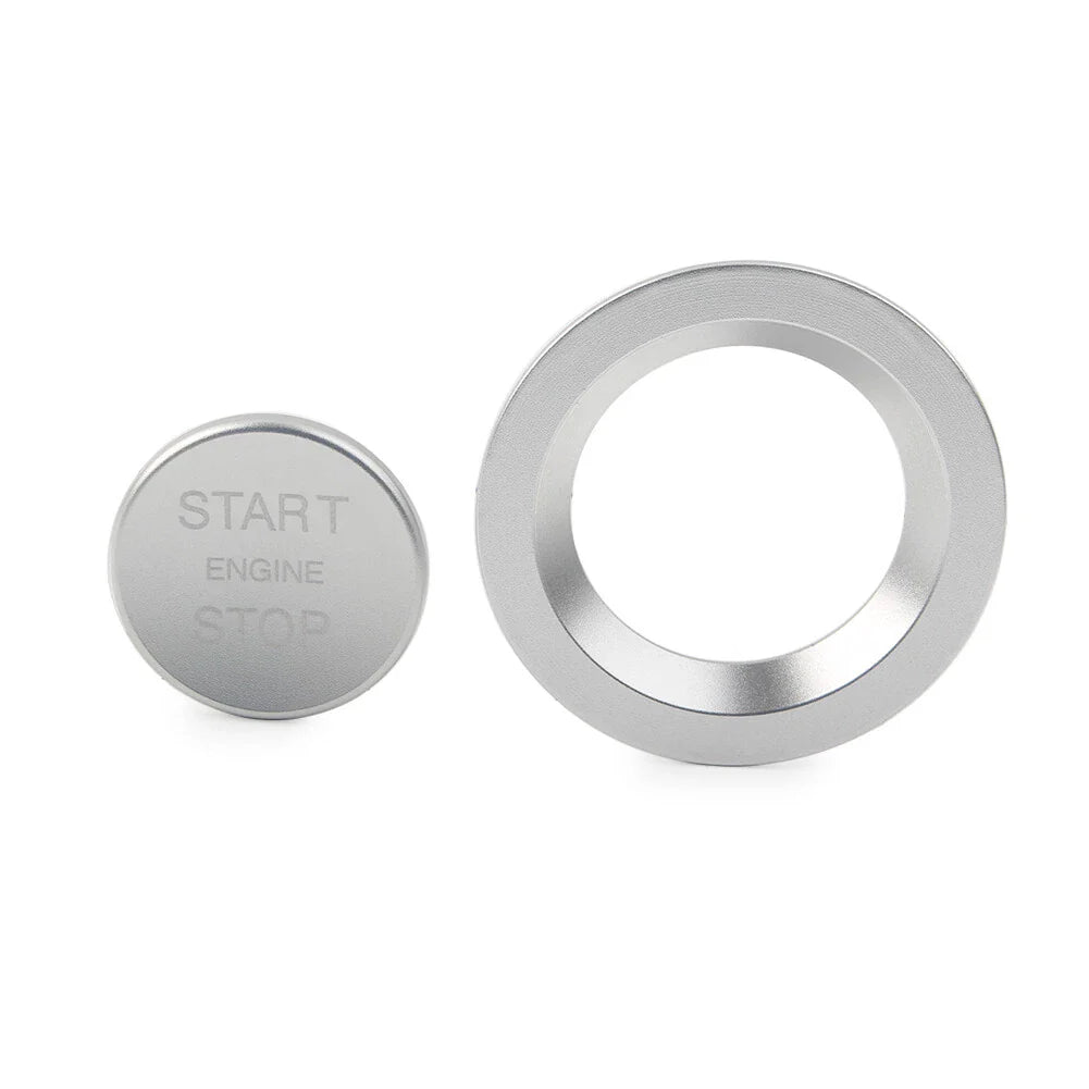 Keyless Engine Push Start Button w/ Ring for Land Rover & Jaguar (2013-2023)