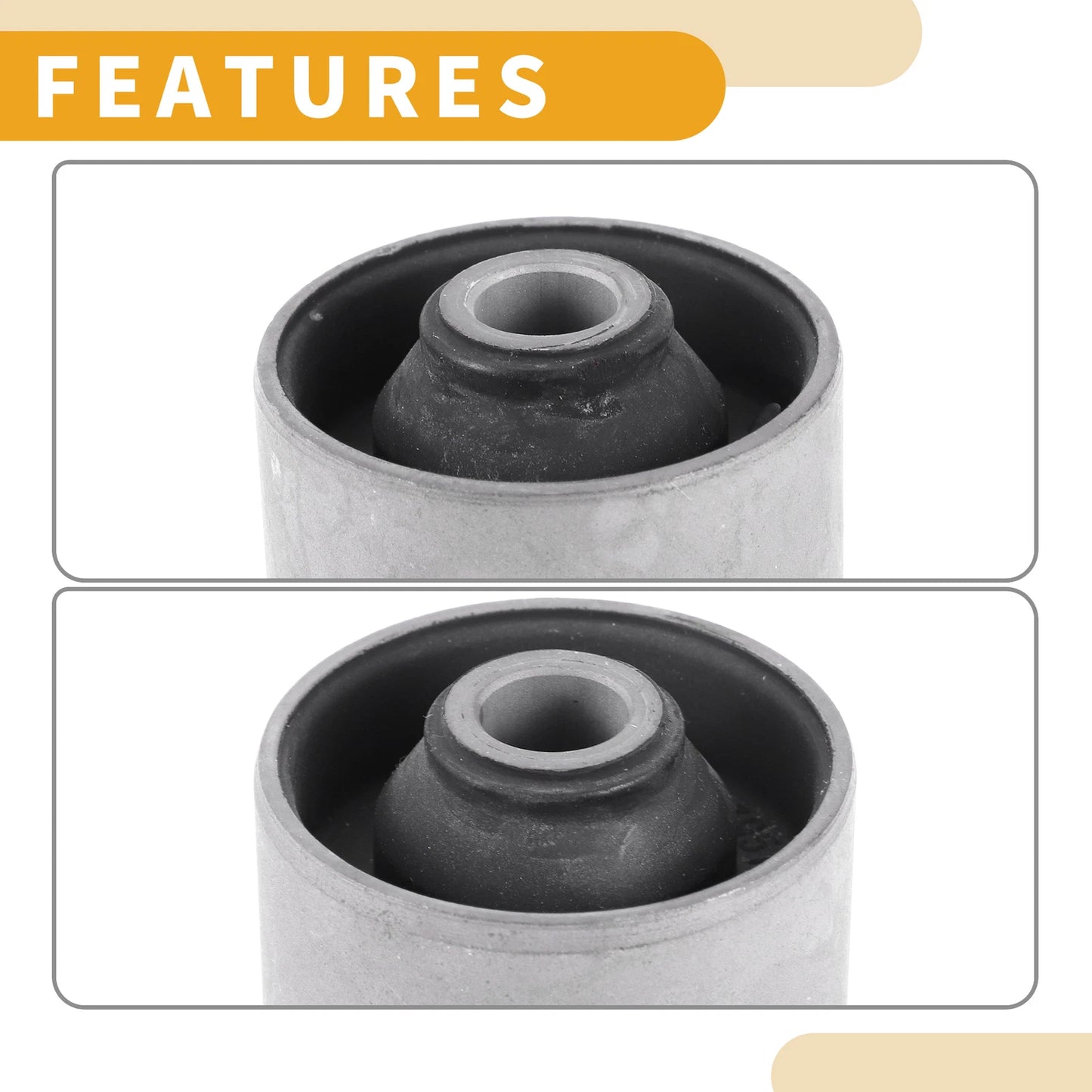 Rear Lower Trailing Rod Bushing for Mitsubishi Pajero H60 (1982–1991)