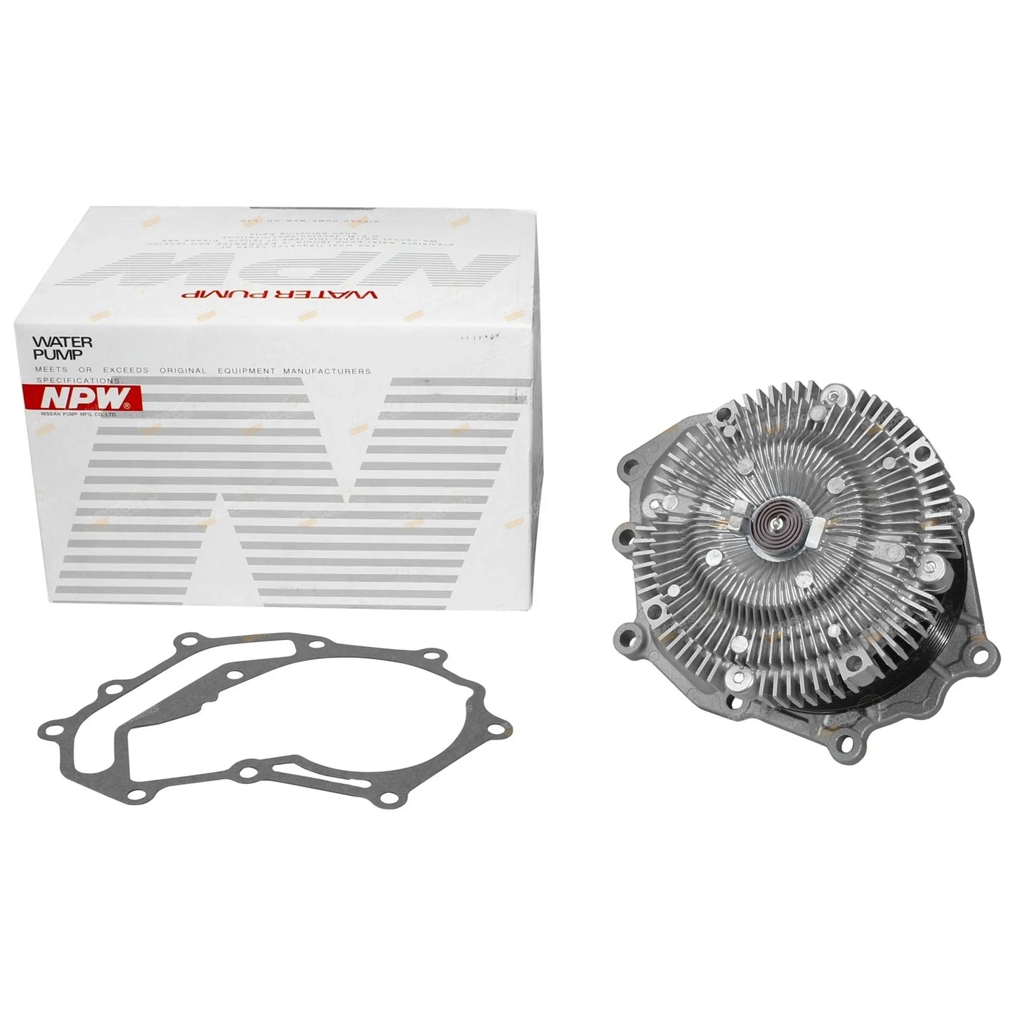 NPW Water Pump + Fan Clutch for Navara D22 ZD30 3.0L Diesel Engine (2001-2008)