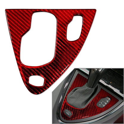 Gear Shift Panel Cover Trim for BMW 6 Series E63 E64 (2004–2010) Red RHD