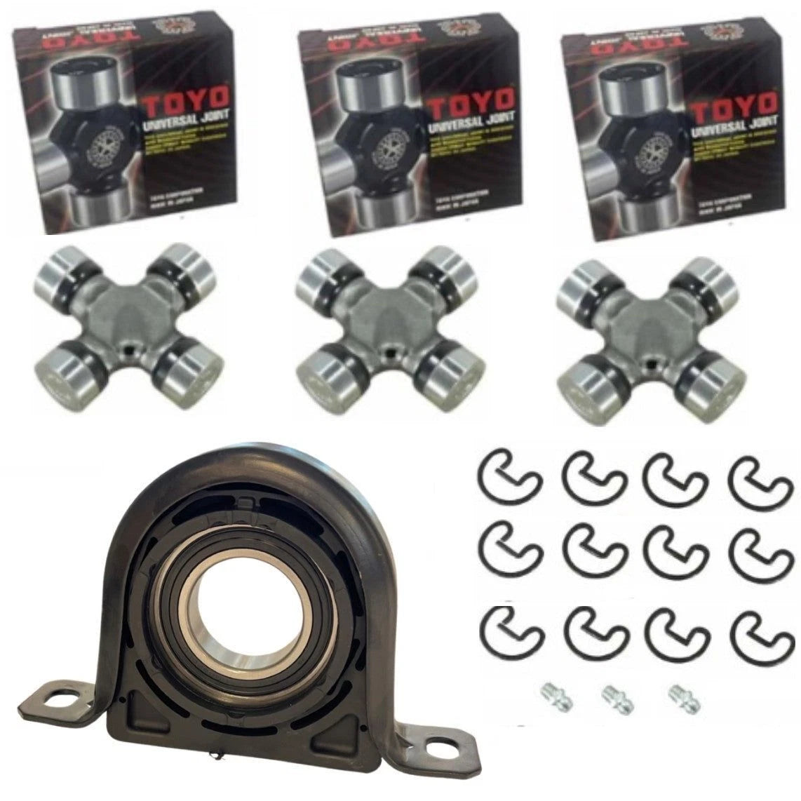 Driveshaft Centre Bearing + Universal Joints for Volkswagen Amarok (2011–2023)