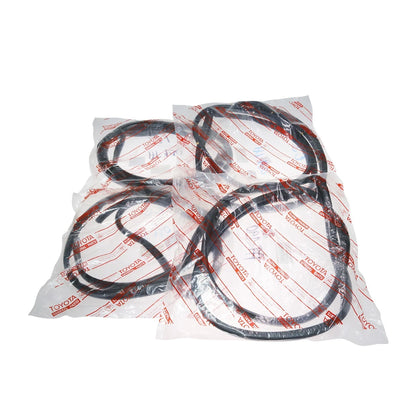 Set of 4 Door Weatherstrips for Toyota Corona Carina E Sedan (1992–1998)