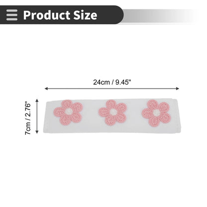2X Pink Seat Belt Cover Pad for Universal Fit (24cm)