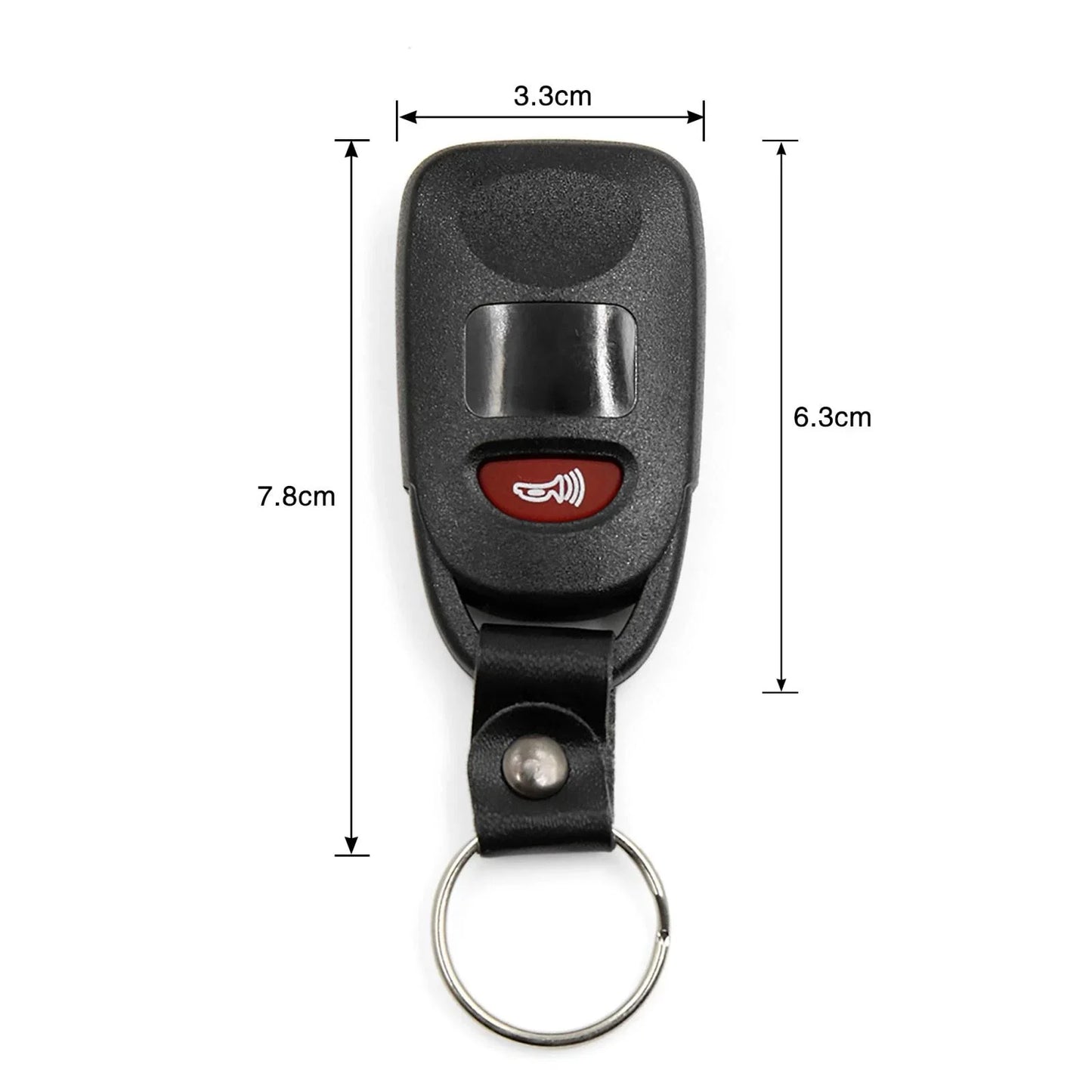 Car Key Fob Shell Case for Hyundai Elantra Sonata 4 Button (2011-2020)