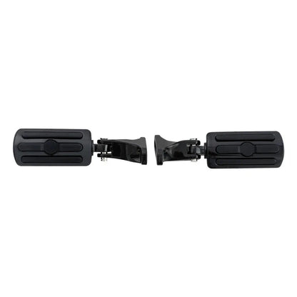 Black Rear Passenger Footpegs for Harley Street Glide (1993-2025)