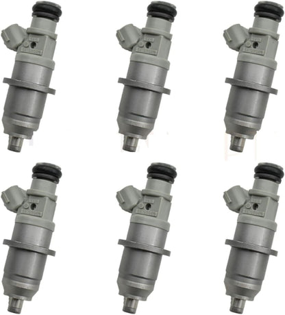 Set of 6 Fuel Injectors for Mitsubishi Pajero III (2000–2006)