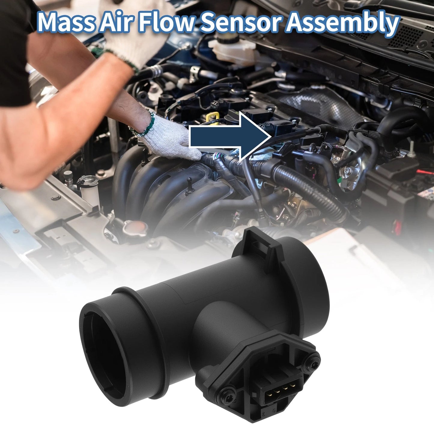 Mass Air Flow Sensor Assembly 2816422060 for Hyundai Accent