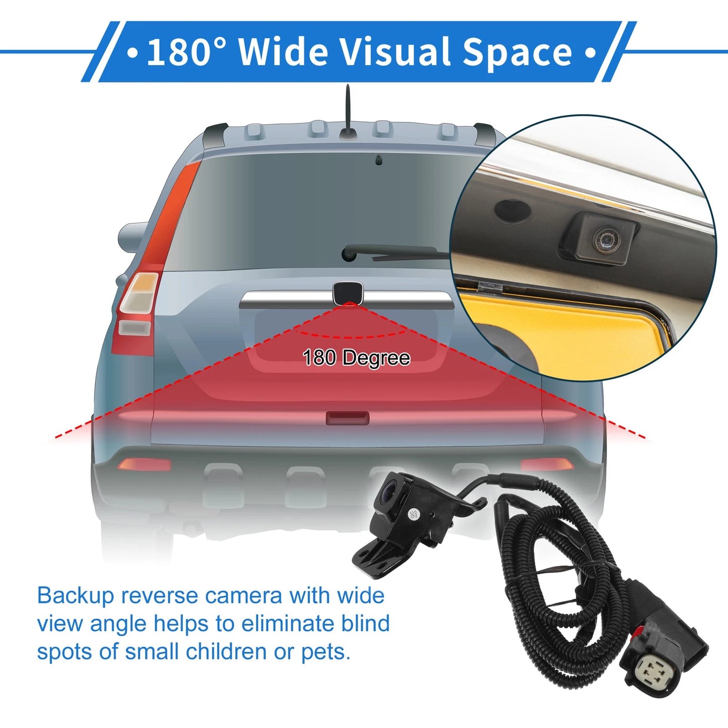 Rear View Camera for Chevrolet Silverado (120-180 Degree)
